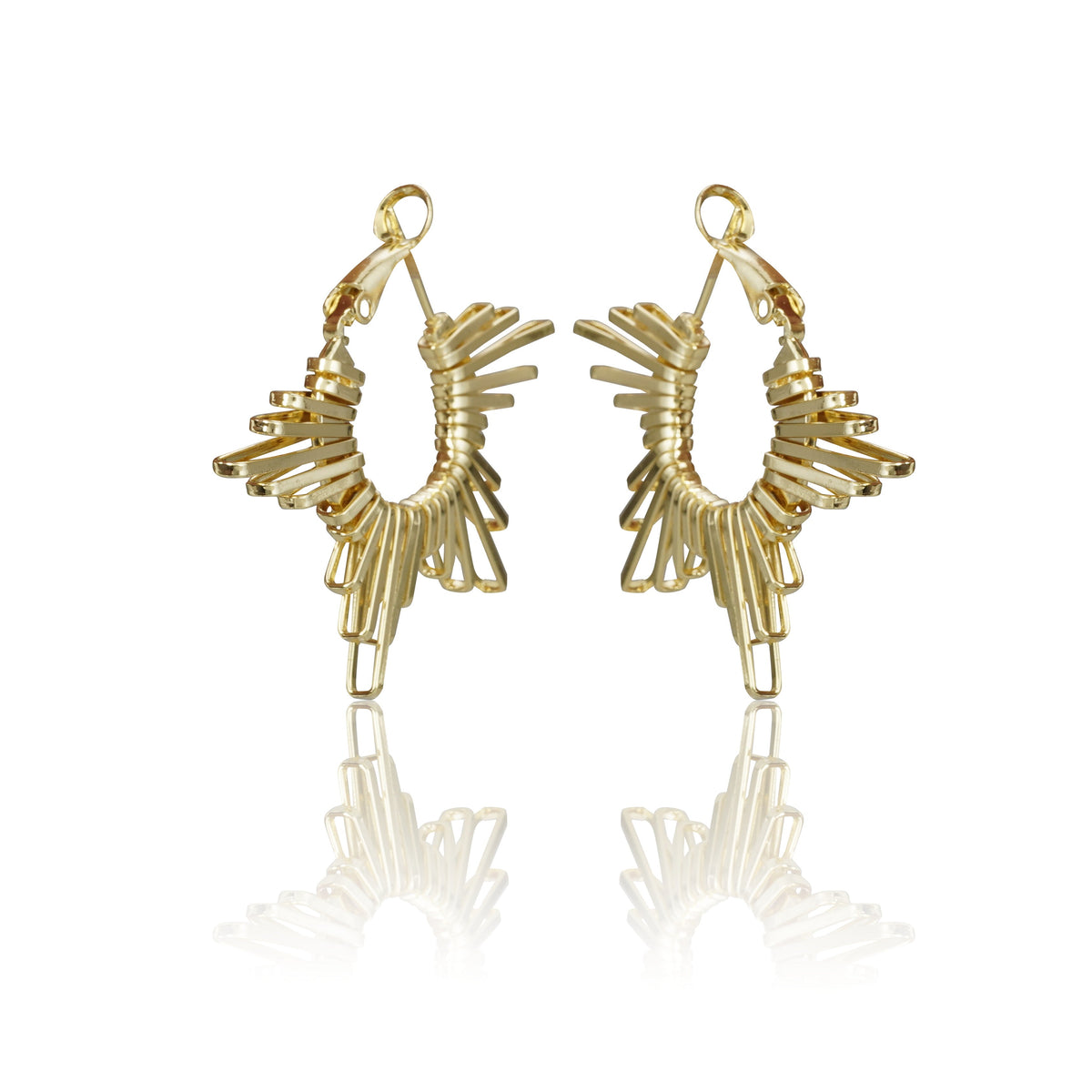New Golden Polish Anti Tan Stylish Earrings