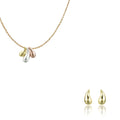 Mixpolished Swarovski Pear Shape Pendent Set
