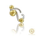 Silverpolished Curve Free Size Dailywear Ring