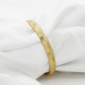 Gold Polished Designer Starling Panjabi (8mm) Kada(24gm)