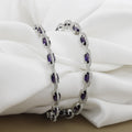 Silver Polish Emerald Diamond Set of 2 Bangles With Colors