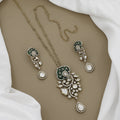 Exquisite Kundan & Polki Diamond Jewelry Set With Colors