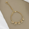 Gold-Toned Pearl Western Bracelet