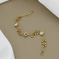 Celestial Crescent Moon Antique Bracelet
