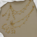 Gold Kasmiri Tone Traditional Jhumka/Kaan Chain - Indian/Bridal Ear Cuff Jewelry