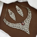 Regal Mehndi-Tone Statement Diamond Jewelry Set