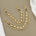Traditional Pearl & Kundan Kaan Chain