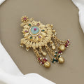 Traditional Antique Gold Wedding Hair Pin
