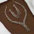 Mehndi Polished Exquisite CZ Necklace & Earring Set