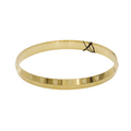 Gold Polished Point Design Starling Panjabi (8mm) Kada(24gm)