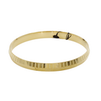 Gold Polished Dot Design Starling Panjabi (8mm) Kada(24gm)