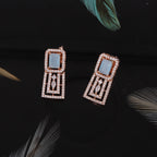 Square Design Rose Polished Choker Set For Women