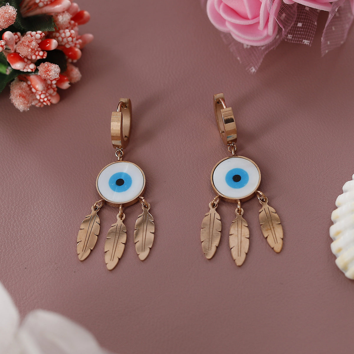 Evileye Circle Shape Gifting Earrings