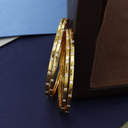 Silm Diamond Color Wedding Bangles