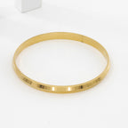 Gold Polished Lightweight Starling Panjabi (6mm) Kada(16gm)