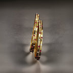 Silm Diamond Color Wedding Bangles