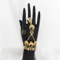 Elegant Antique Hathphool with Pearls and Filigree